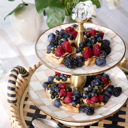 Courtly Check Two Tier Sweet Stand