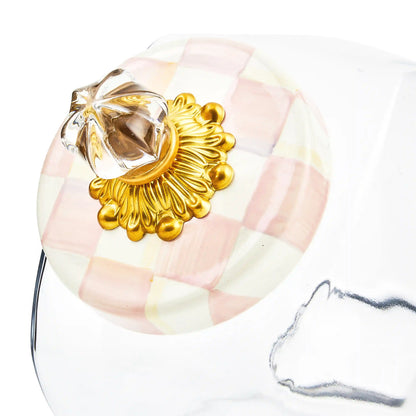 Sweets Jar with Sterling Check Lid