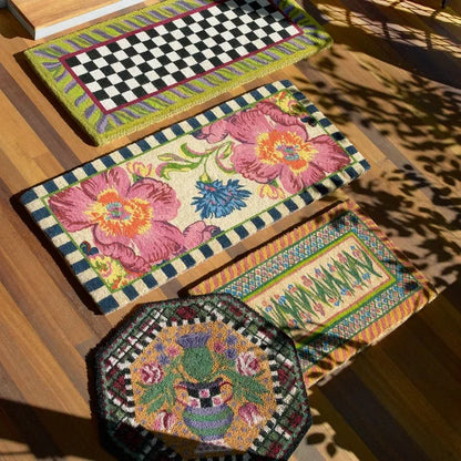 Flower Market Double Door Entrance Mat