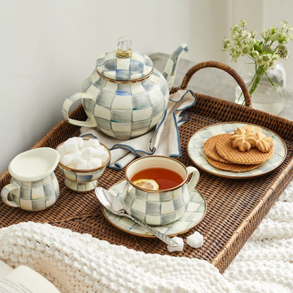 Rosy Check Saucer