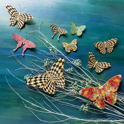 Rosy Check Butterfly Wall Decor