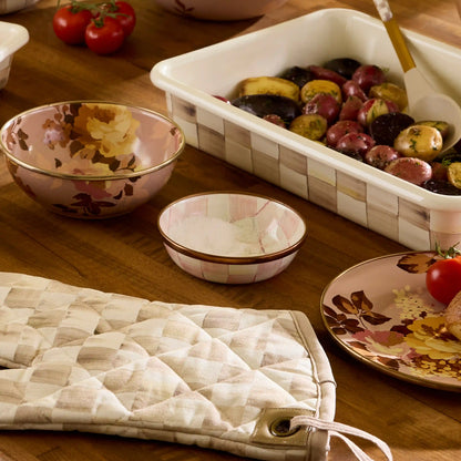 Mocha Check Relish Dish