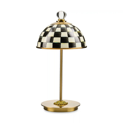 Rosy Check LED Rechargeable Dome Table Lamp