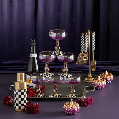 Courtly Check Coupe Glass