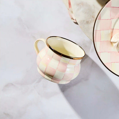 Sky Check Teacup