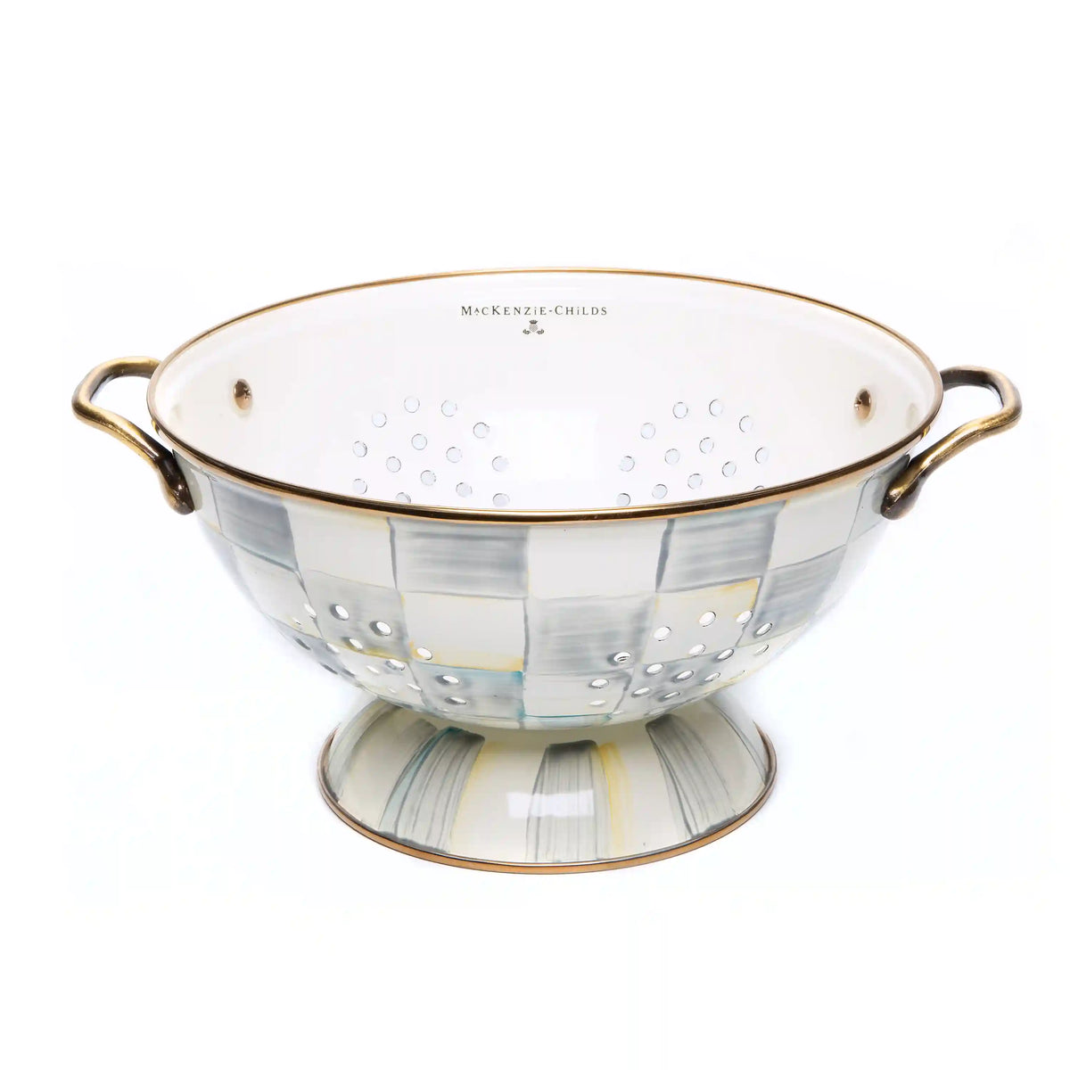 Sky Check Large Colander
