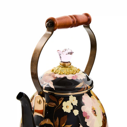 Wild Rose Mauve 2 Quart Tea Kettle