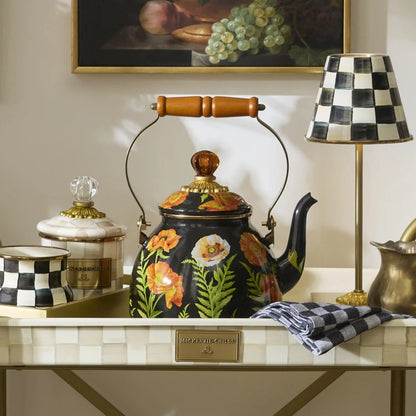 Juniper Check 2 Quart Tea Kettle