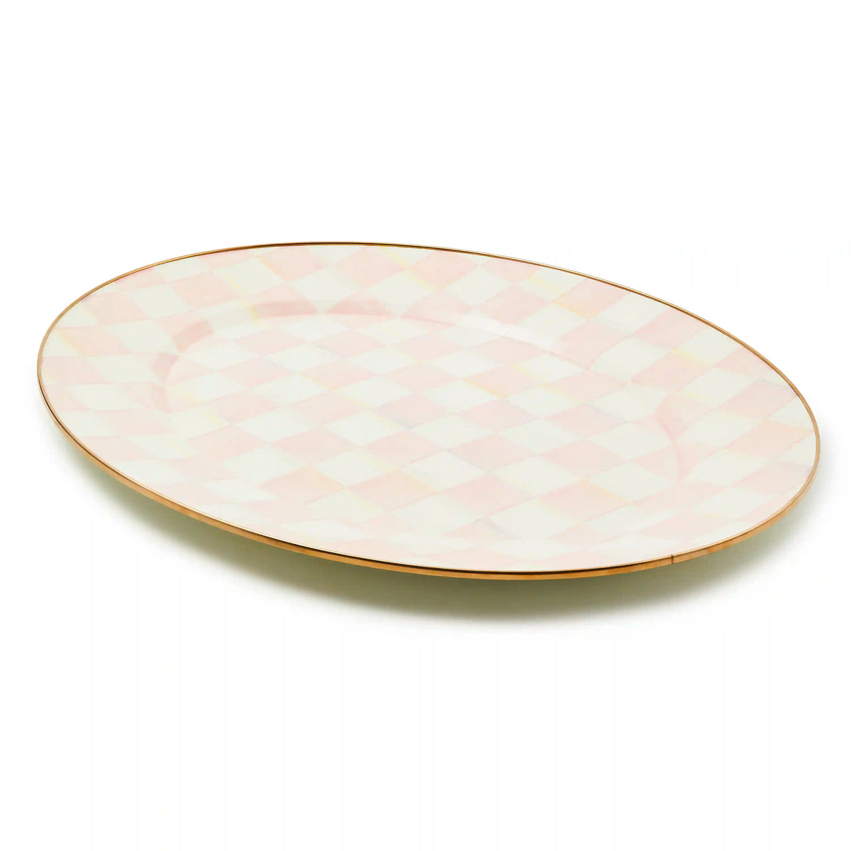 Courtly Check Small Oval Platter