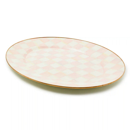 Courtly Check Small Oval Platter