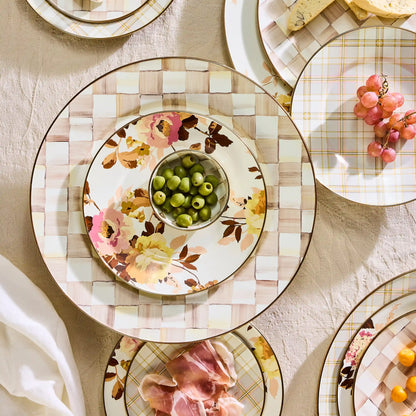 Royal Check Serving Platter