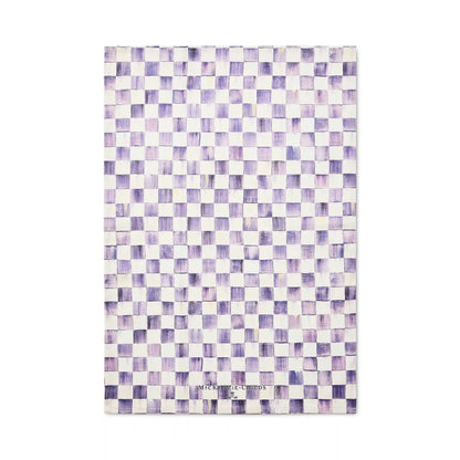 Rosy Check Dish Towel