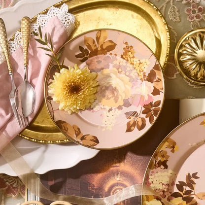 Wild Rose Mauve Salad/Dessert Plate