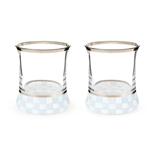 Gray Malin Ski Holiday Glass Tumblers, Set of 2