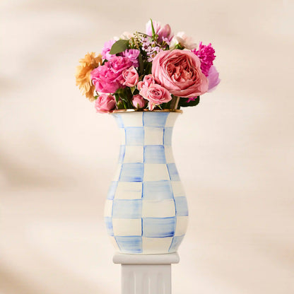 Wild Rose Slate Tall Vase