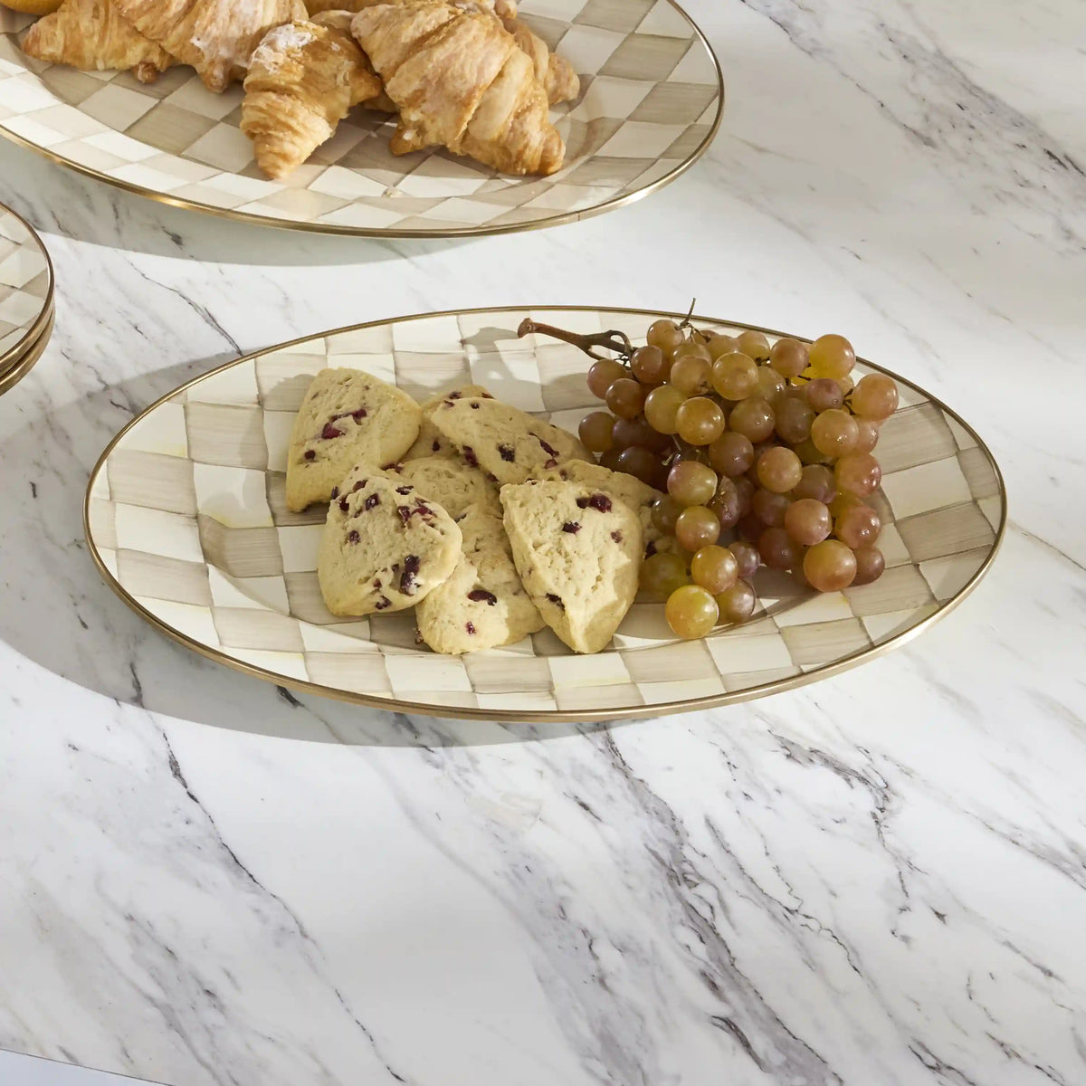 Courtly Check Large Oval Platter