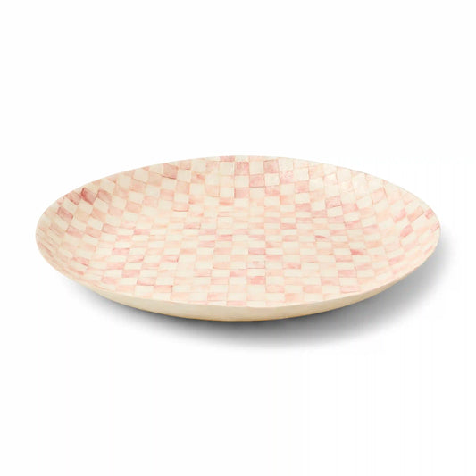Courtly Check Capiz Decorative Bowl