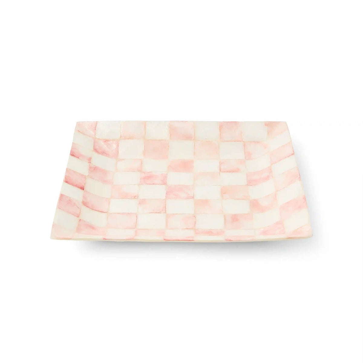 Courtly Check Capiz Catchall Tray