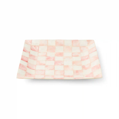 Rosy Check Capiz Catchall Tray