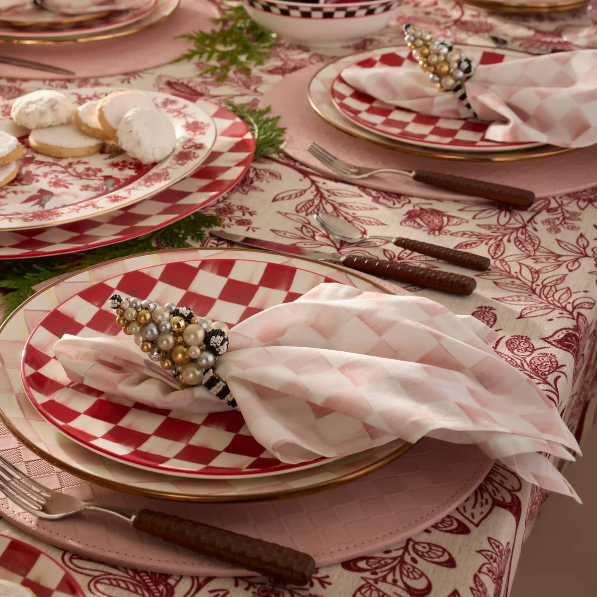 Courtly Check Cotton Napkin