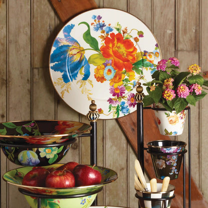 Emerald English Garden Serving Platter
