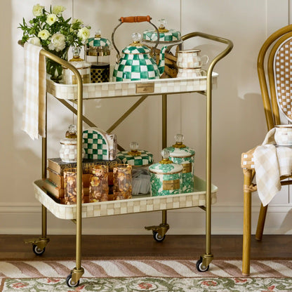 Courtly Check 3-Tier Kitchen Cart