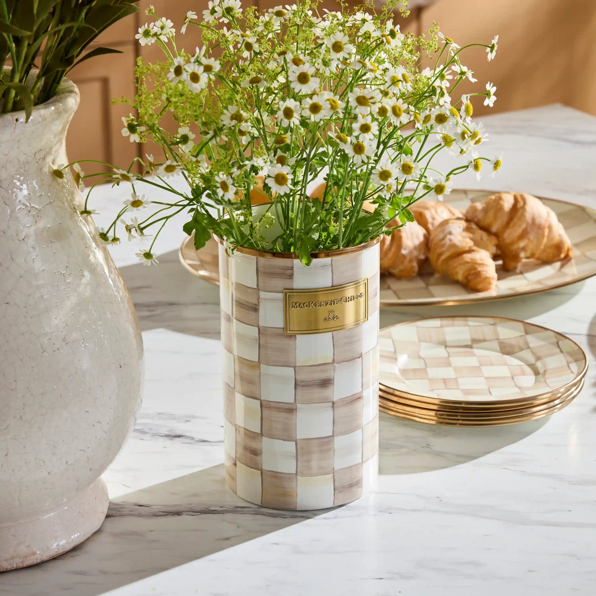Sterling Check Utensil Holder