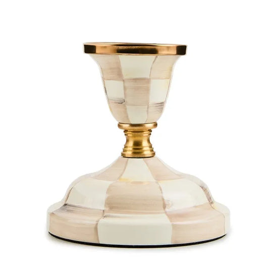 Mocha Check Short Candlestick