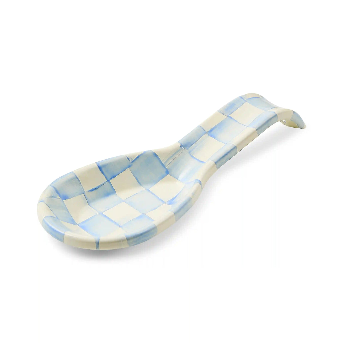 Mocha Check Spoon Rest