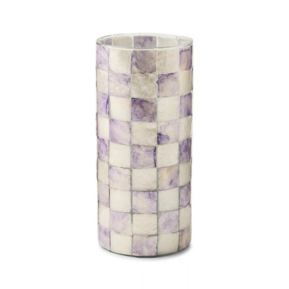 Courtly Check Capiz Vase