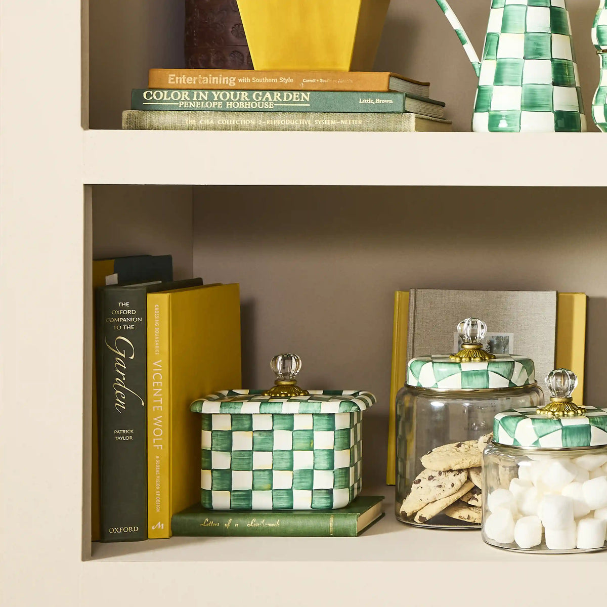 Courtly Check Recipe Box