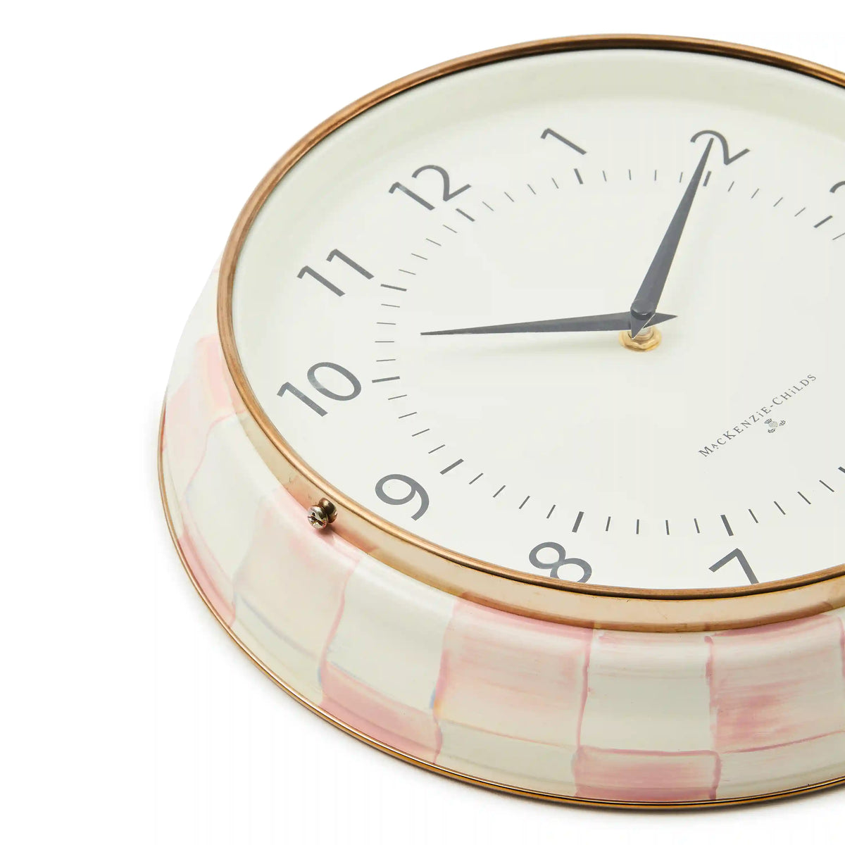 Courtly Check School Wall Clock