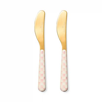 Courtly Check Bistro Spreaders, Set of 2