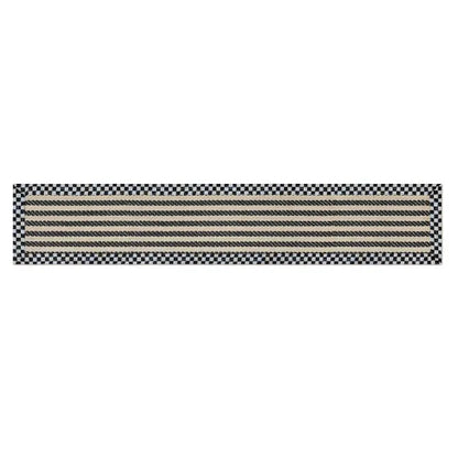 Courtly Check Herringbone Stripe 2'6" x 9' Sisal Runner
