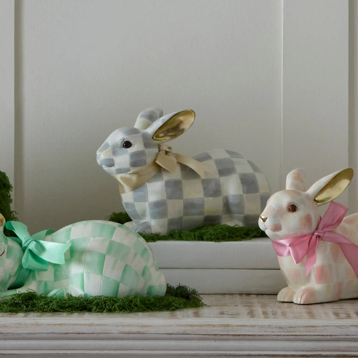 Sterling Check Standing Bunny