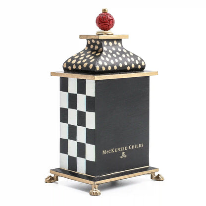 Royal Check Desk Clock
