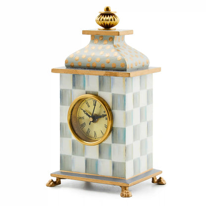 Royal Check Desk Clock