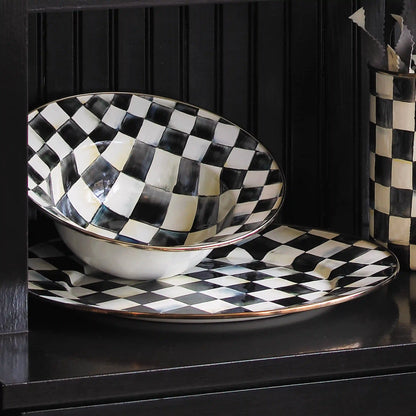 Sky Check Serving Platter
