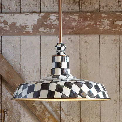 Courtly Check 18" Barn Pendant Lamp