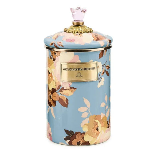 Wild Rose Slate Large Canister