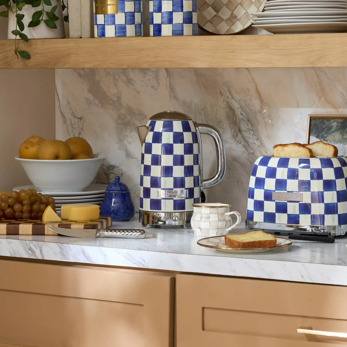Royal Check Electric Kettle