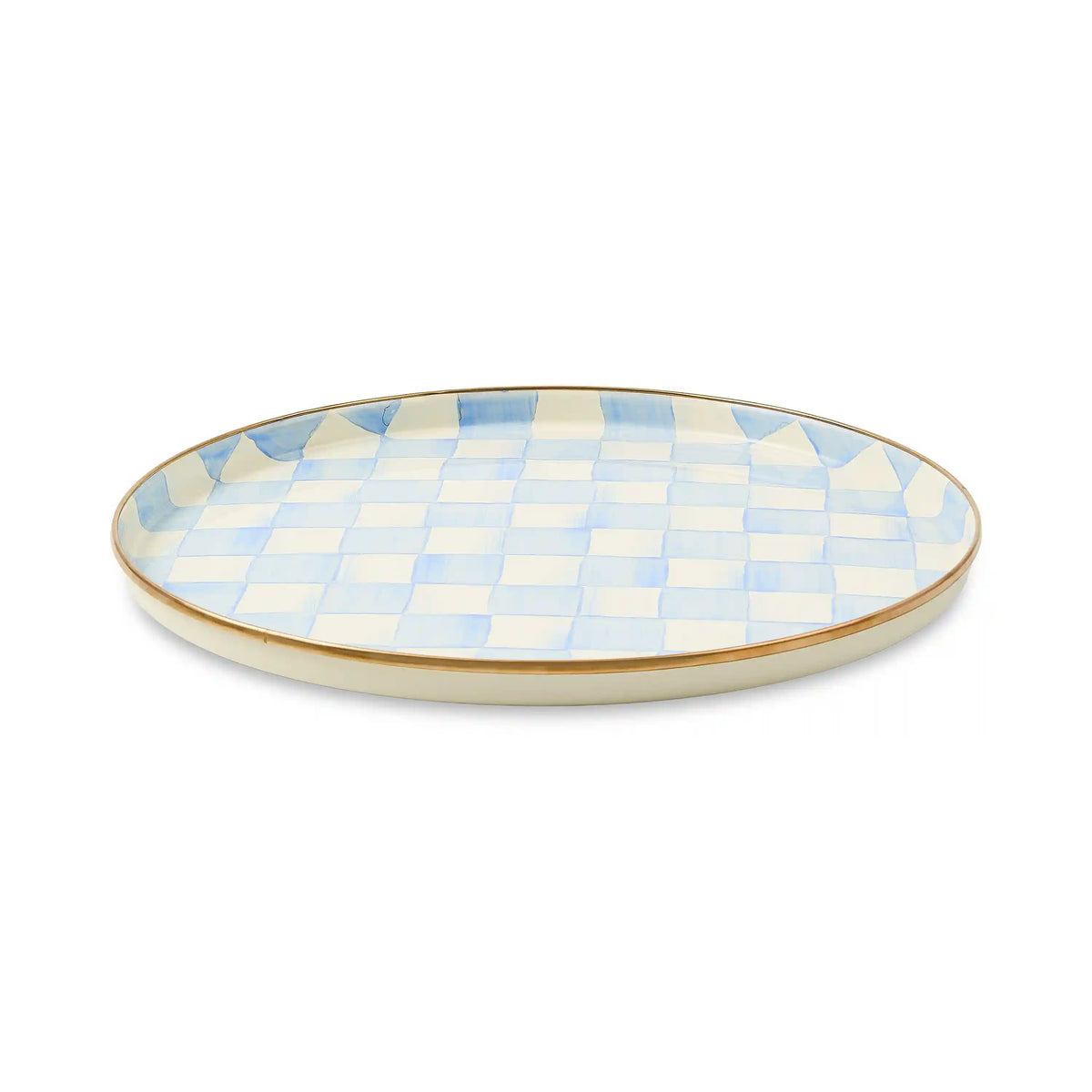 Rosy Check Round Tray