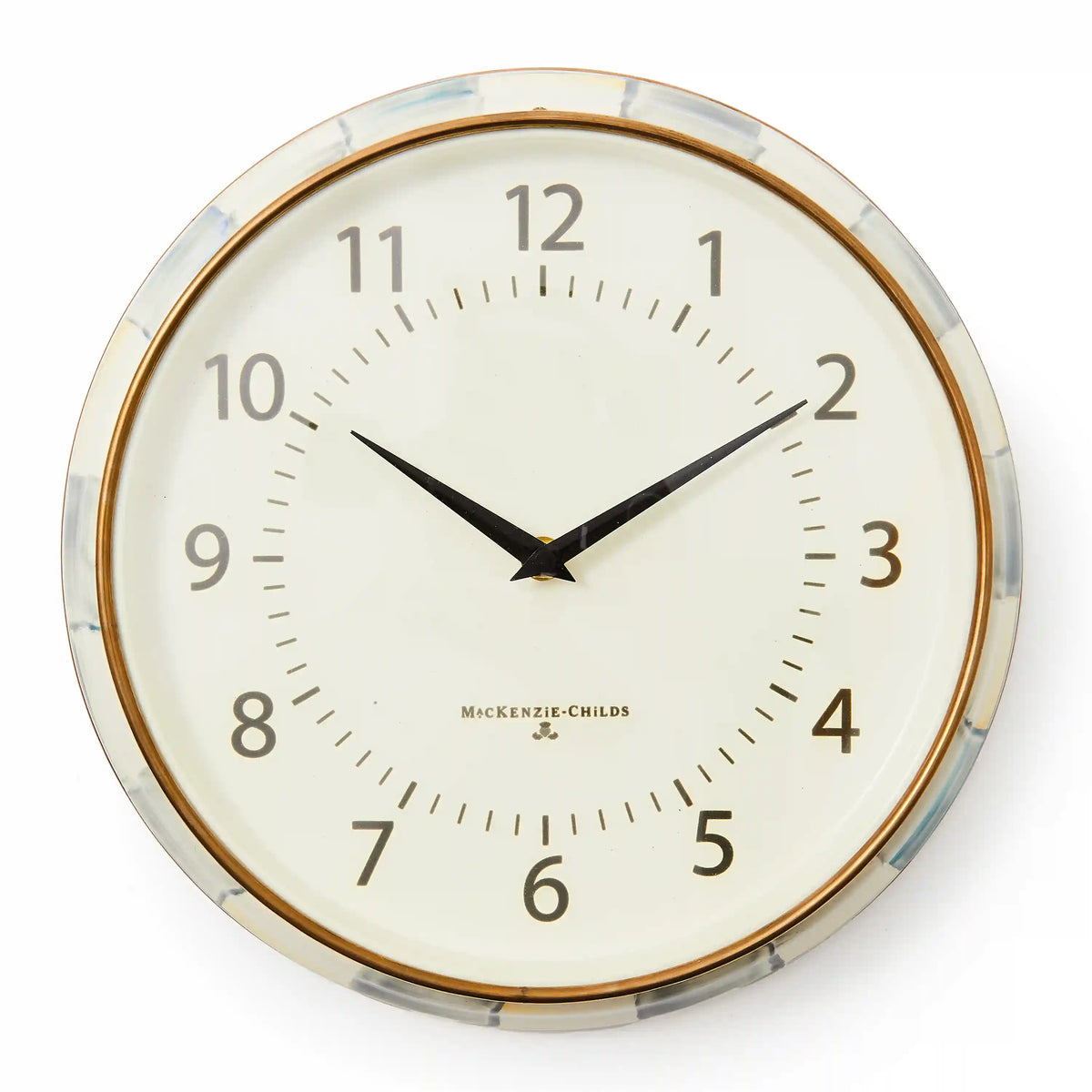 Courtly Check School Wall Clock