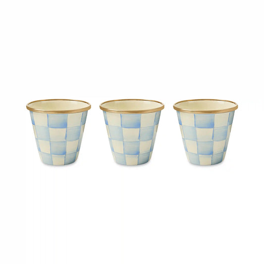 Courtly Check Herb Pots, Set of 3