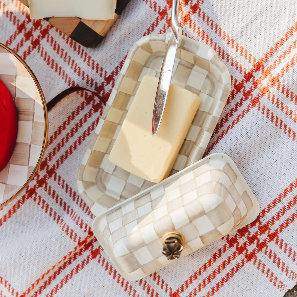 Courtly Check Butter Box