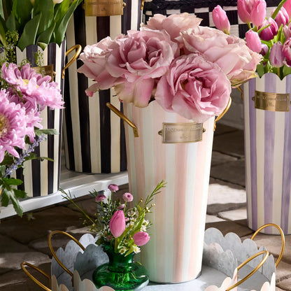 Spectator Galvanized Flower Buckets, Set of 3