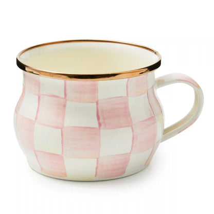 Violet Check Saucer