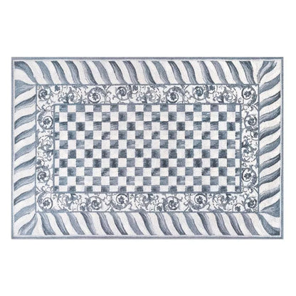 Sterling Check 5' x 7'6" Washable Rug