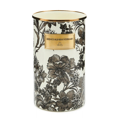 Wild Rose Slate Utensil Holder