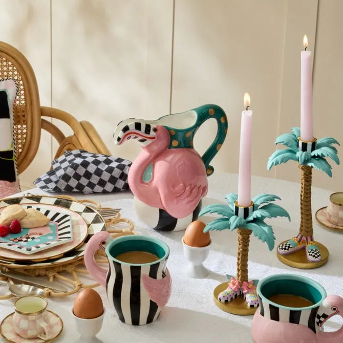 Patience Brewster Flamingo Ceramic Pitcher